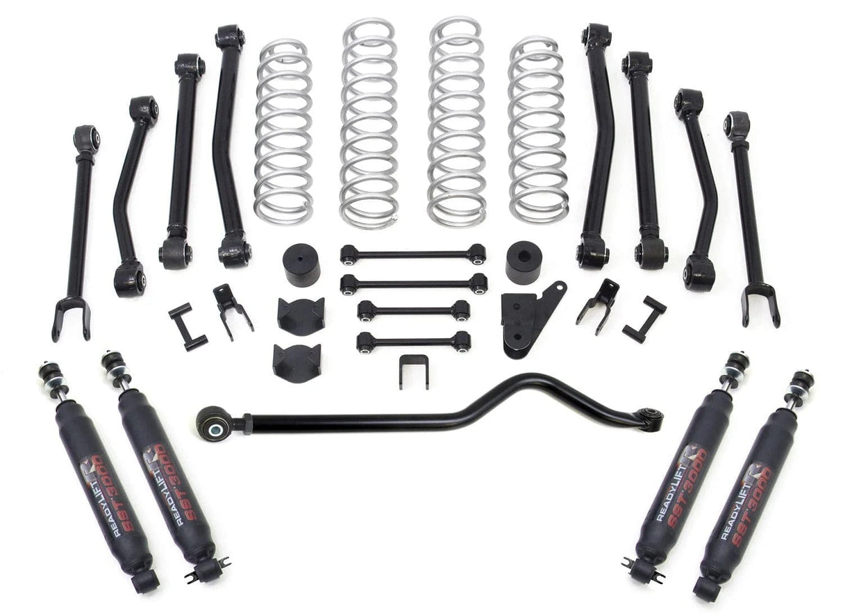 ReadyLift Lift Kit-Suspension w/Shock ReadyLift 69-6409 SST Lift Kit w/Shocks Fits 07-18 Wrangler (JK)