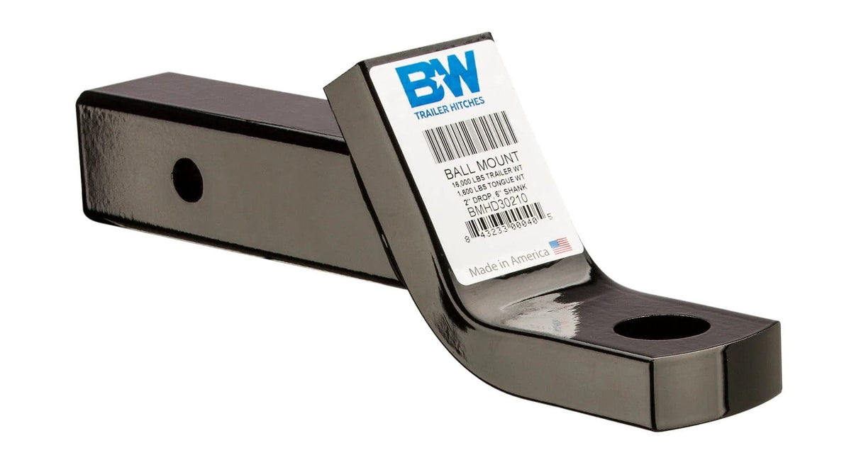 B&W Trailer Hitches Trailer Hitch B&W Hitches 2.5" Ball Mount 16K 2" Drop