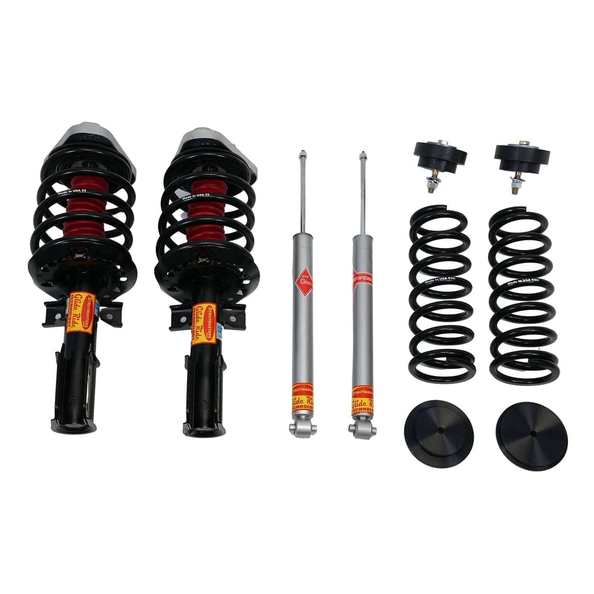 Strutmasters Conversion Kits 2015-2016 Mercedes-Benz E400 4MATIC Sedan 4 Wheel Air Suspension Conversion Kit (ME44F)