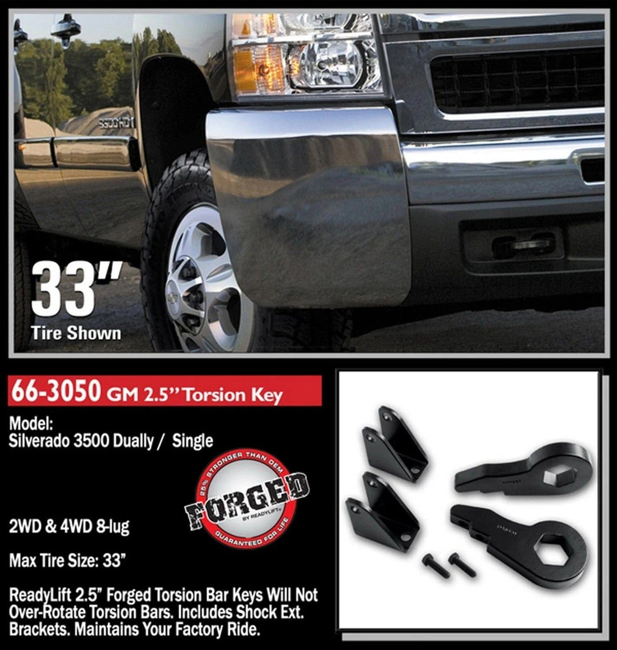 ReadyLift Suspension Front Leveling Kit ReadyLift 66-3050 Front Leveling Kit