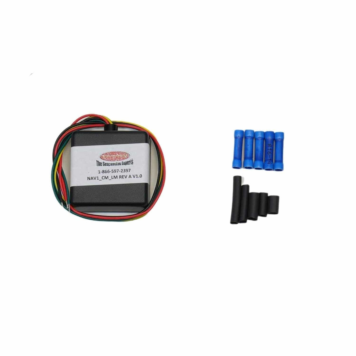 Strutmasters Conversion Kits 2003-2004 Lincoln Navigator 4-Wheel Air Suspension Conversion System With Suspension Warning Light Module and Camber Kit (FX24FMCK)