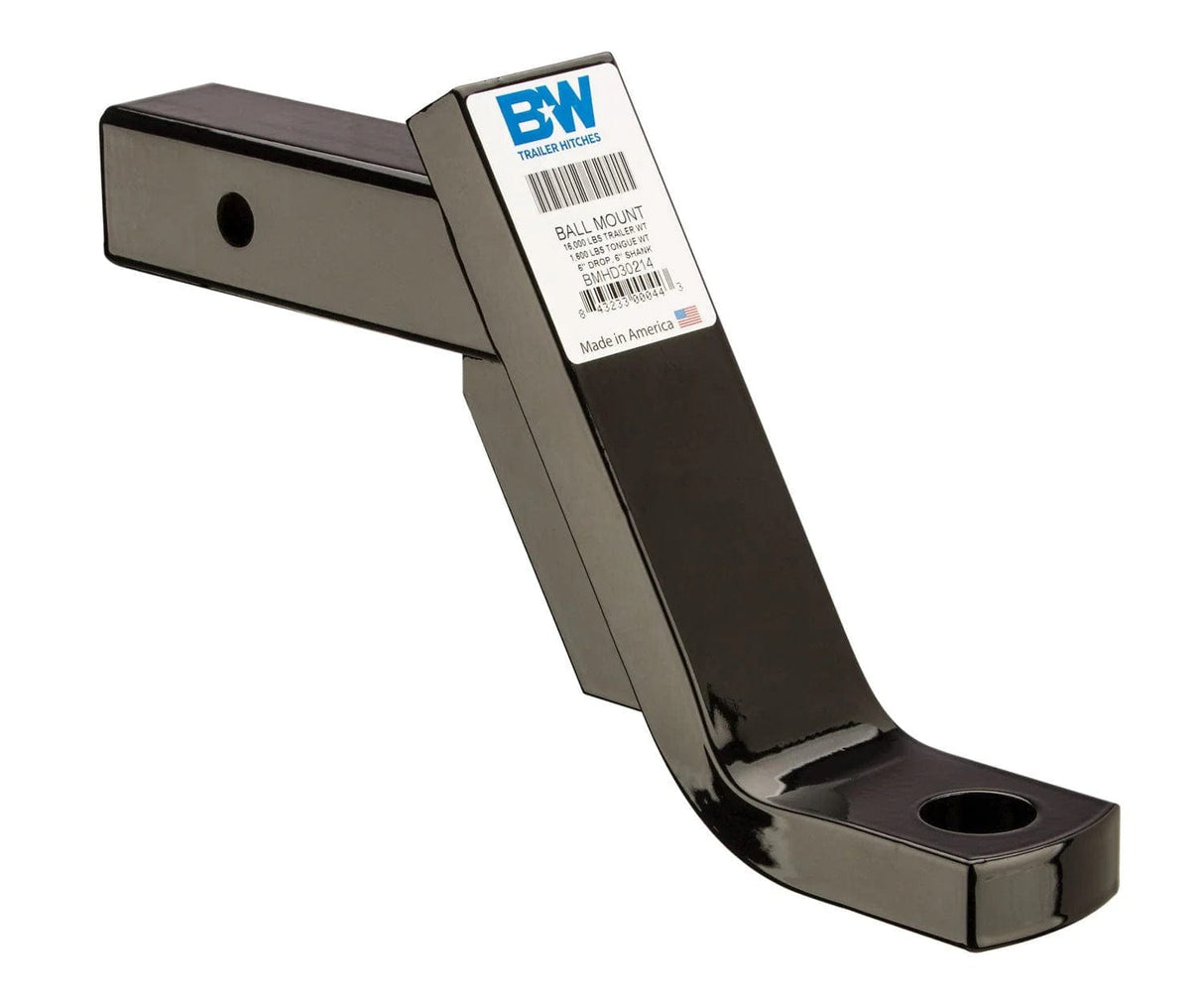 B&W Trailer Hitches Trailer Hitch B&W Hitches 2.5" Ball Mount 16K 6" Drop