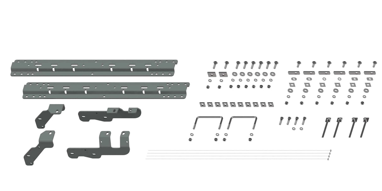 B&W Trailer Hitches Trailer Hitch Bracket B&W Hitches 2019-2020 Ram 1500 Custom Installation Kit For Universal Mounting Rails