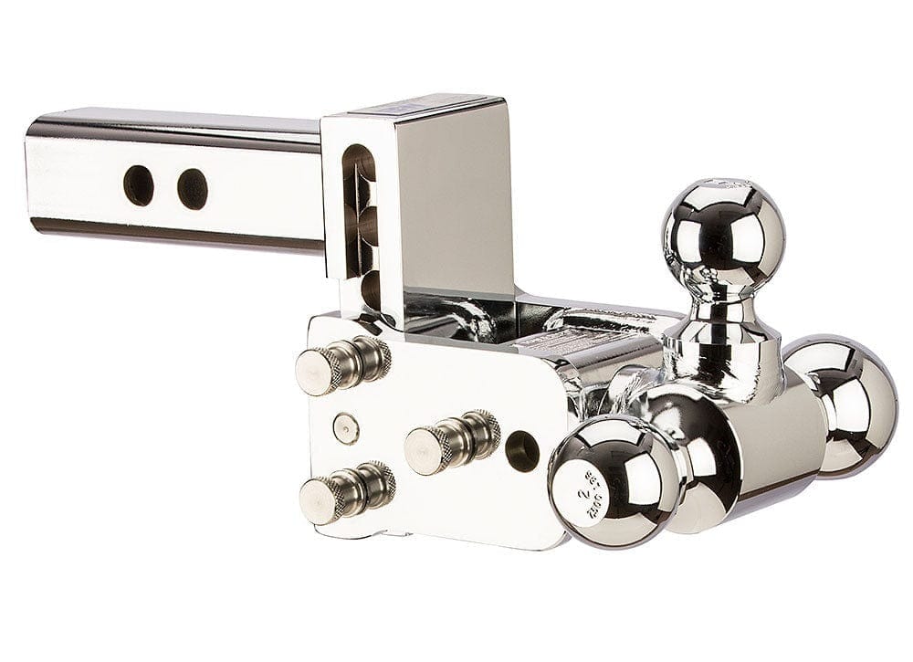 B&W Trailer Hitches Hitch Ball B&W Hitches 6" Chrome T&S, Tri-Ball-Boxed