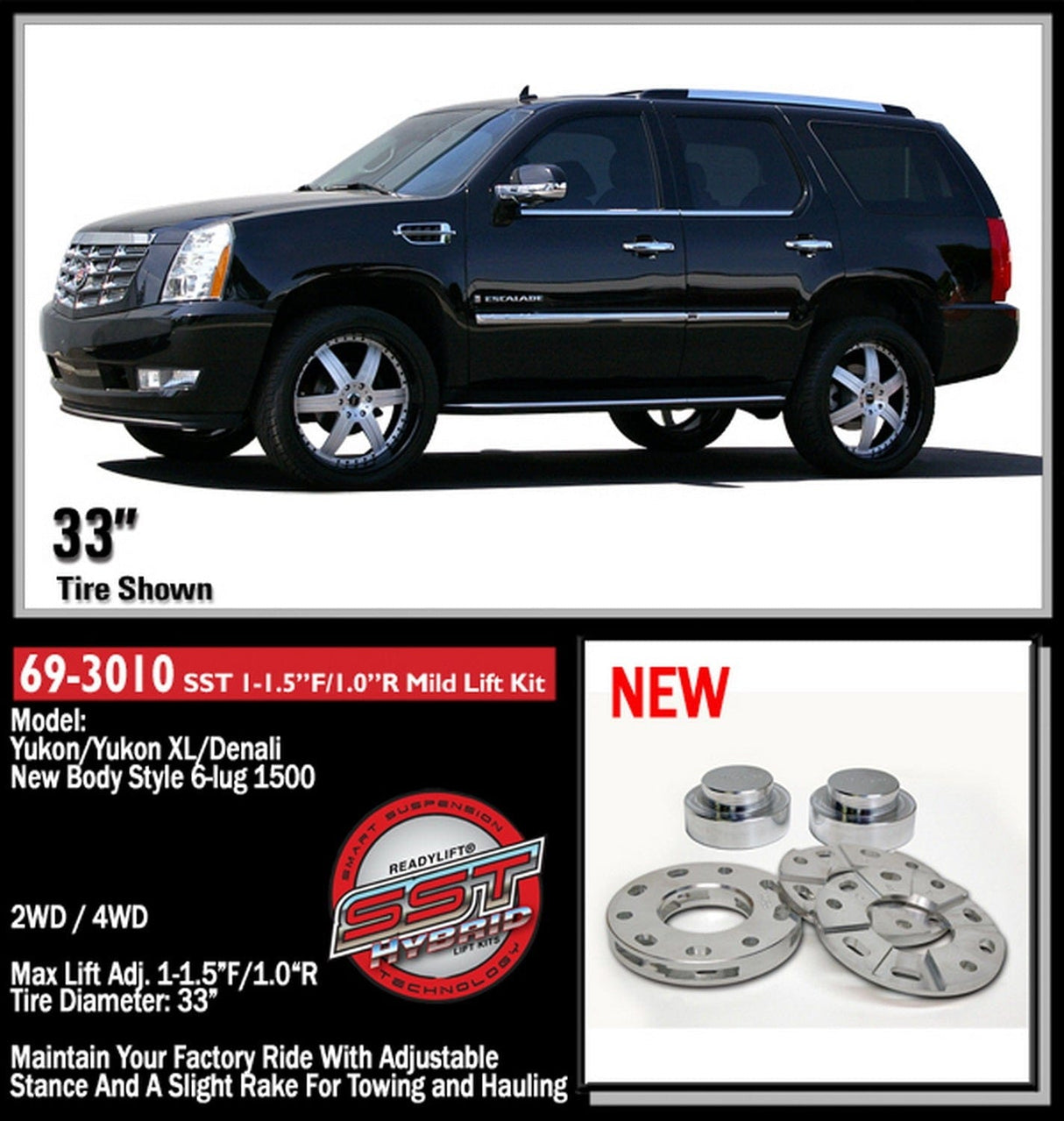 ReadyLift Lift Kit-Suspension ReadyLift 69-3010 SST Lift Kit