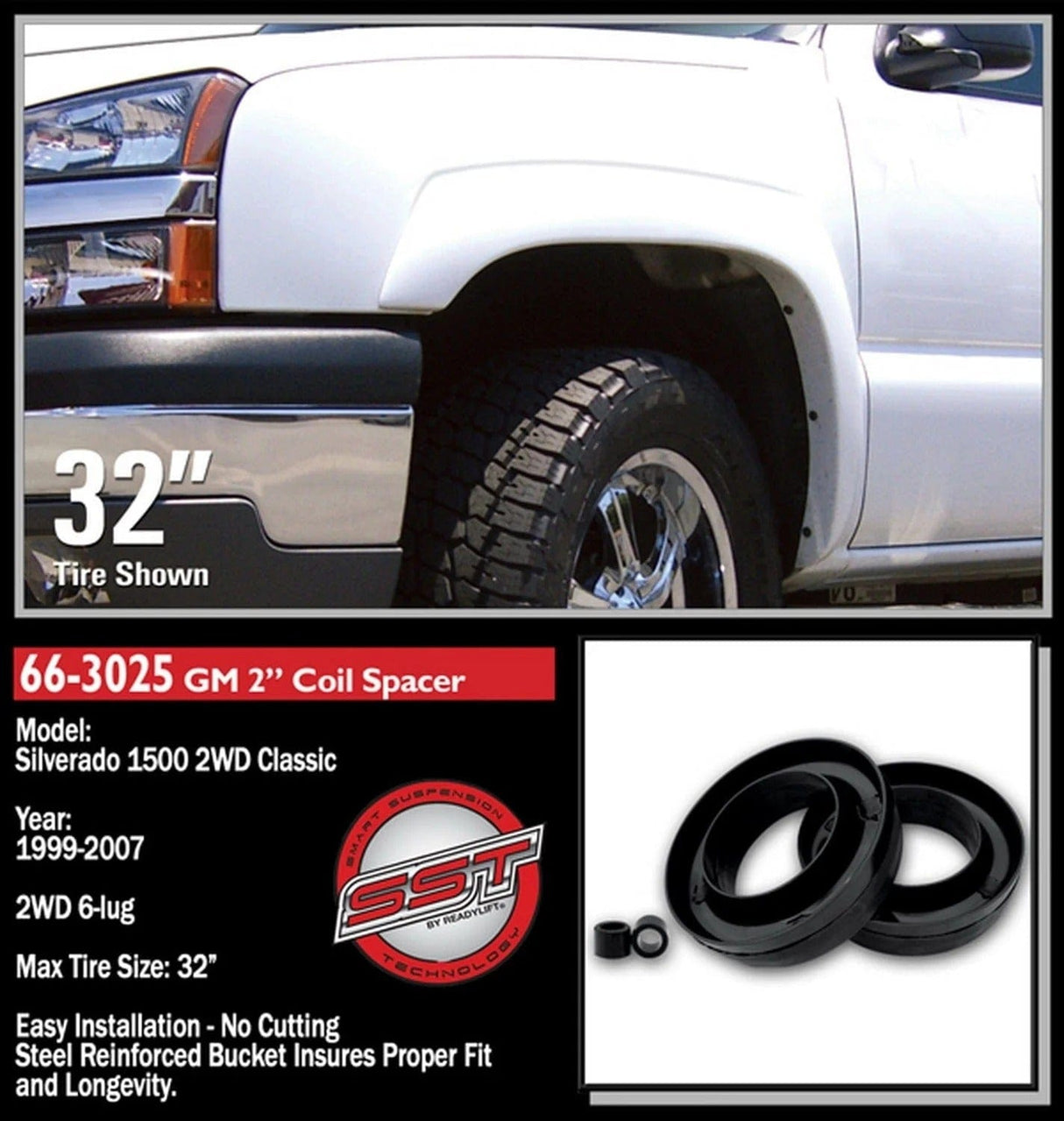 ReadyLift Suspension Front Leveling Kit ReadyLift 66-3025 Front Leveling Kit