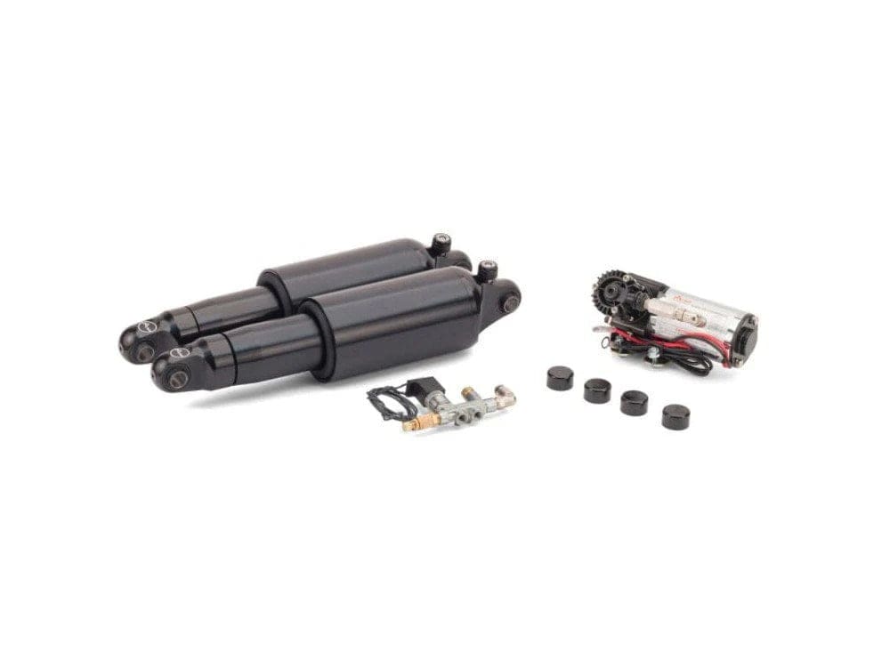 Arnott Cycles Motorcycle Air Suspension Kits 2009-2021 Harley-Davidson Touring Series Ultimate Ride Kit w/Rebound Adj. Black (MC-2904)