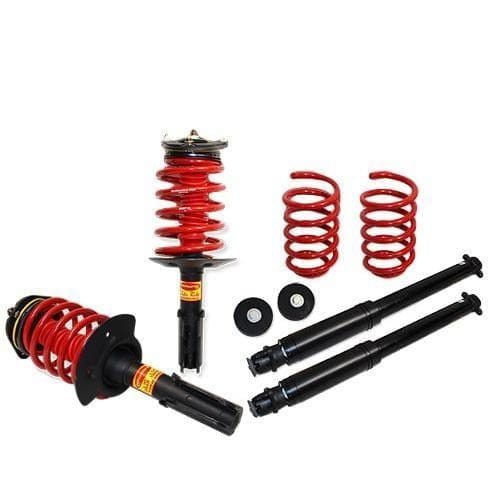 Strutmasters Conversion Kits 1998-2004 Cadillac Seville 4.6L Deluxe 4-Wheel Air Suspension Conversion Kit With Resistor (CA54FR)