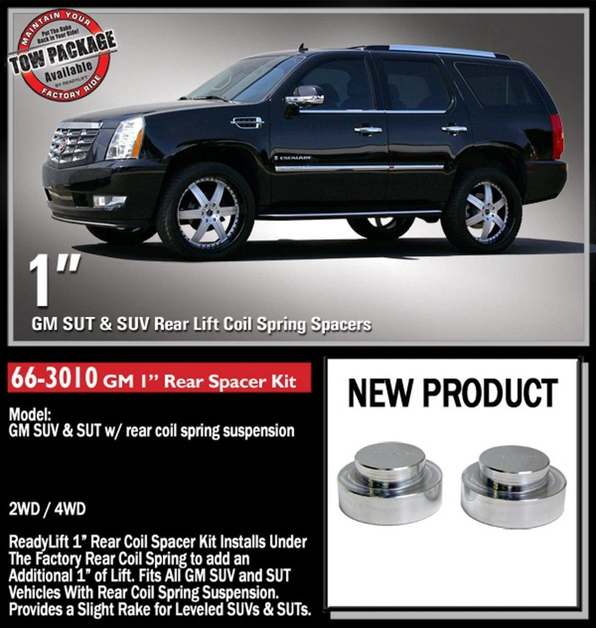 ReadyLift Coil Spring Spacer ReadyLift 66-3010 Coil Spring Spacer