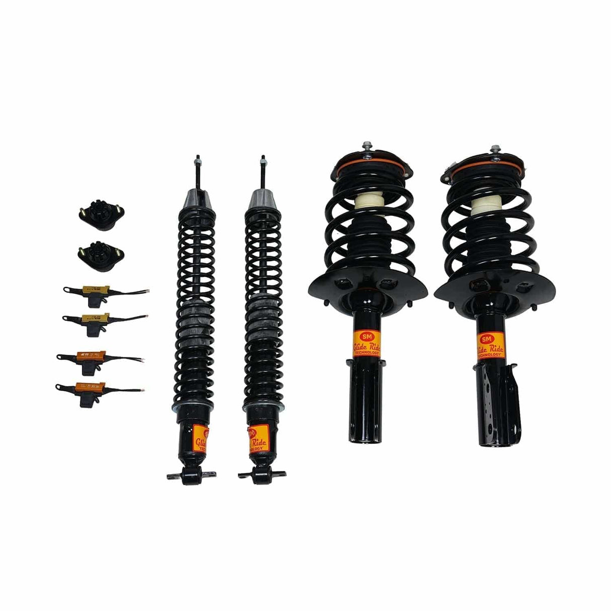 Strutmasters Conversion Kits 2000-2005 Cadillac 4.6L Deville 4-Wheel Air Suspension Conversion Kit With Resistor (CA54ER)
