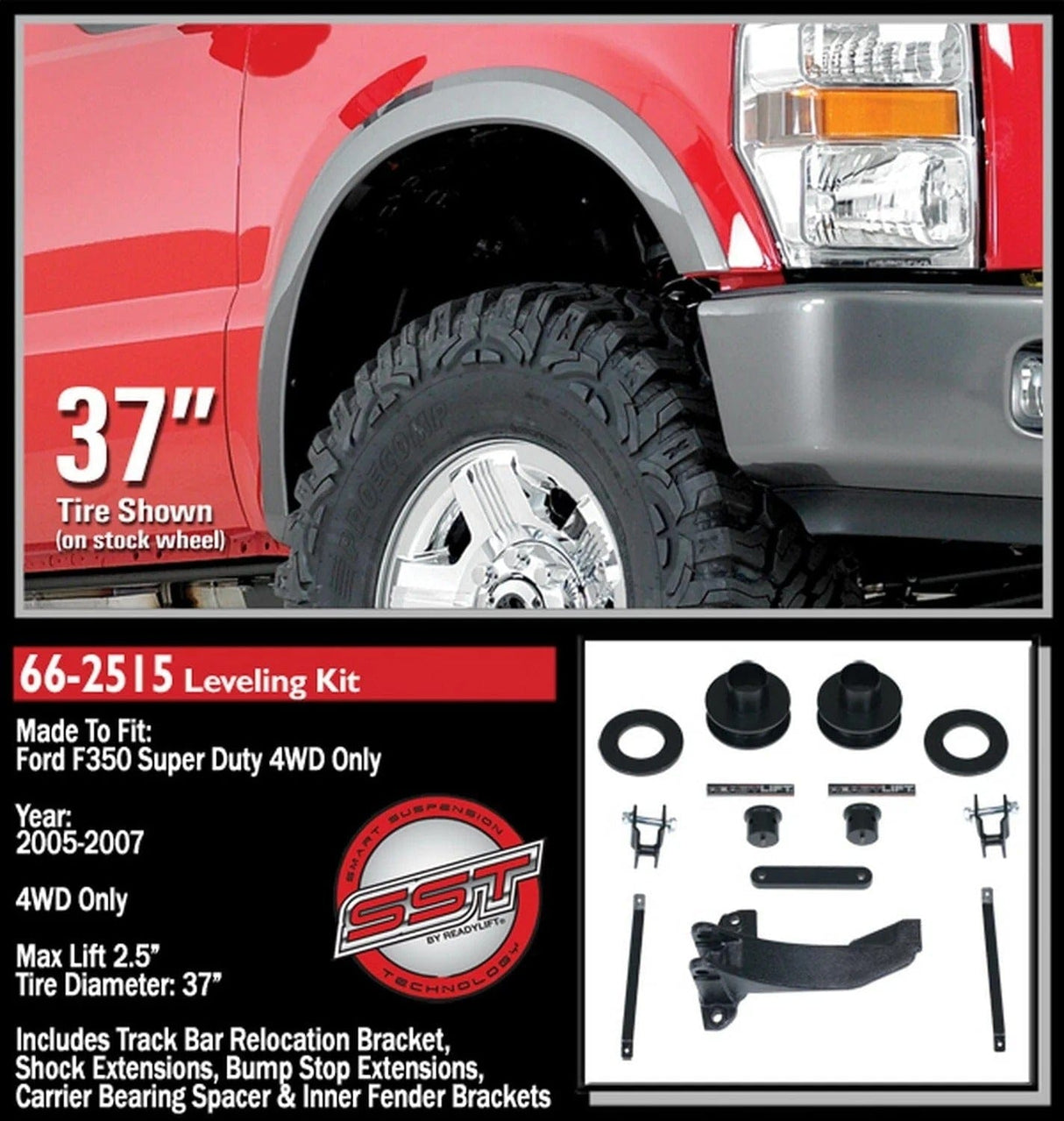 ReadyLift Suspension Front Leveling Kit ReadyLift 66-2515 Front Leveling Kit