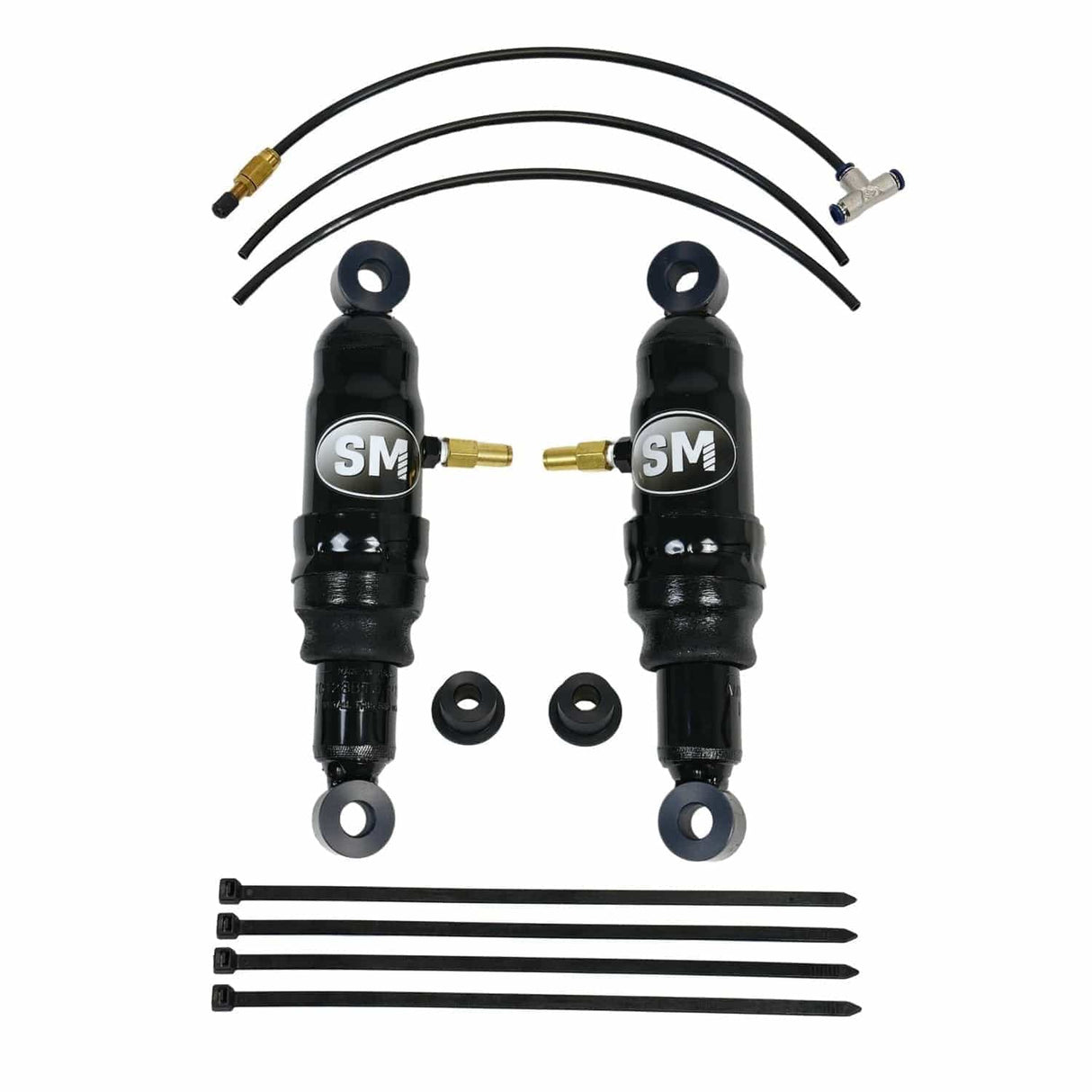 Strutmasters Motorcycle Air Suspension Kits Honda Shadow Basic Air Ride Lowering Suspension Kit (HS1RA)