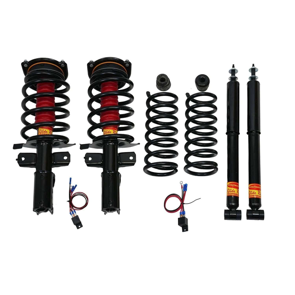 Strutmasters Conversion Kits 1993 Cadillac Eldorado 4.9L Deluxe 4-Wheel Air Suspension Conversion Kit With Relay (CA34FP)