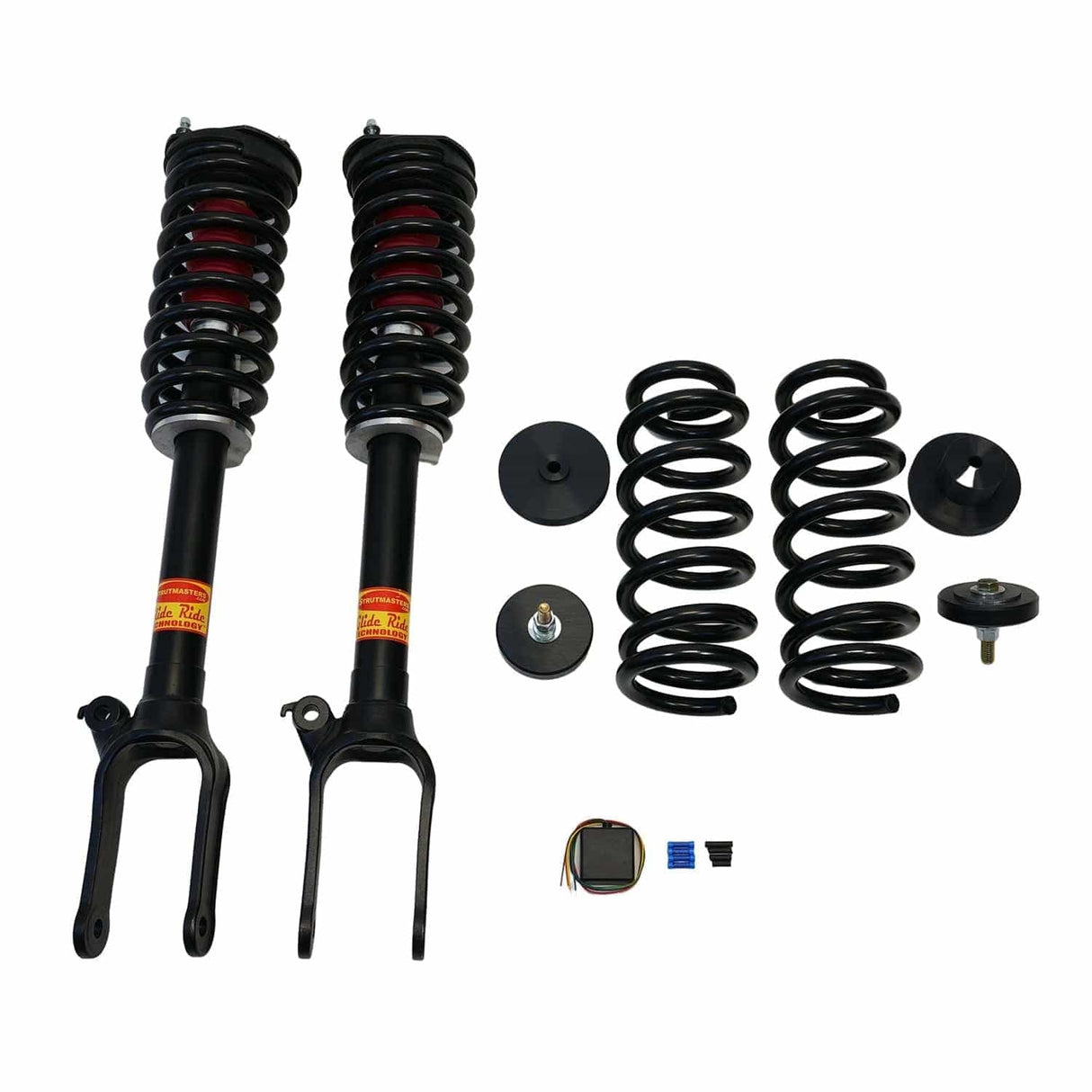Strutmasters Conversion Kits 2008 Mercedes-Benz R550 4-Wheel Air Suspension Conversion Kit with Suspension-Light Module (MR14FM)