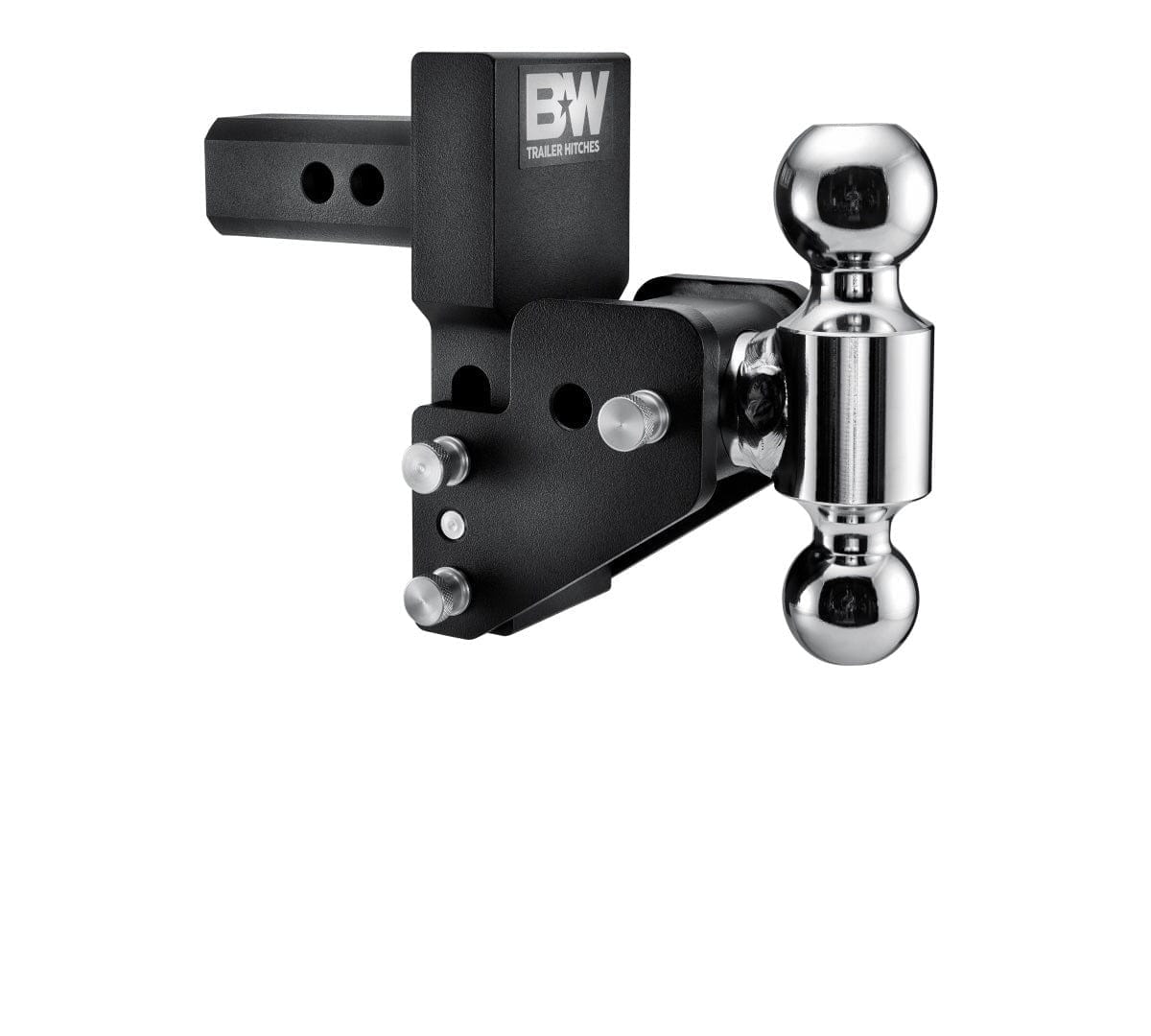 B&W Trailer Hitches Trailer Hitch B&W Hitches 2 in Model 7 Blk T&S Dual Ball for Multi-Pro Tailgate