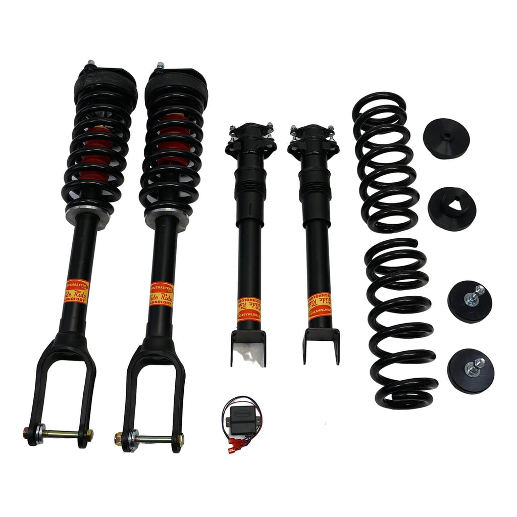 2013-2019 Mercedes-Benz GL450/GLS450 4MATIC 4-Wheel Air Suspension Conversion Kit with Shocks and Light Out Module (MK24FM)