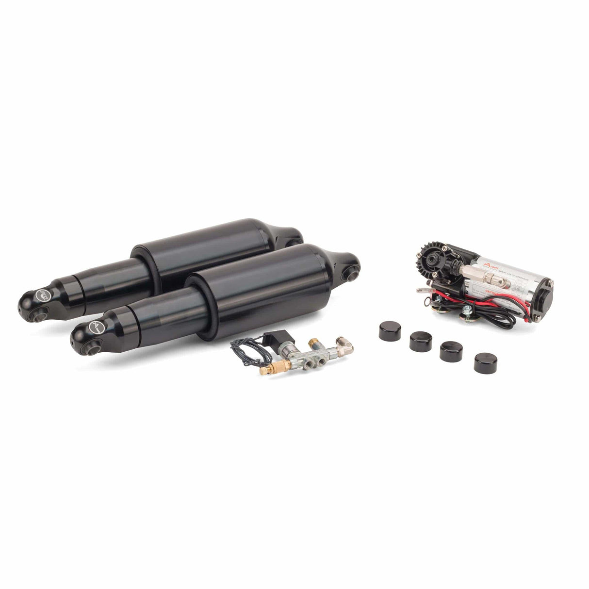 Arnott Cycles Motorcycle Air Suspension Kits 2007-2017 Harley-Davidson V-Rod Ultimate Ride Kit (Black) (MC-3112)