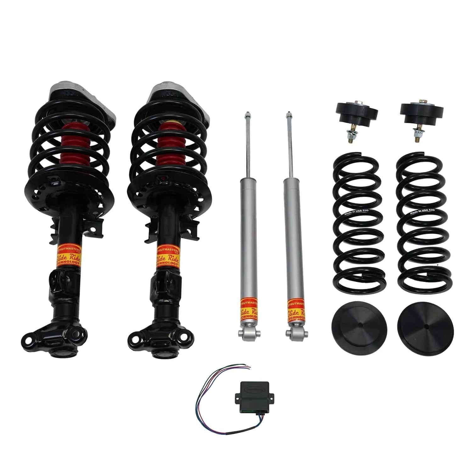 thumbnail image 2 of Suncore 2007-2011 Mercedes CLS550 RWD Air Suspension To Coil Spring Conversion Kit – Front Struts & Rear Shocks Included 2 of 6