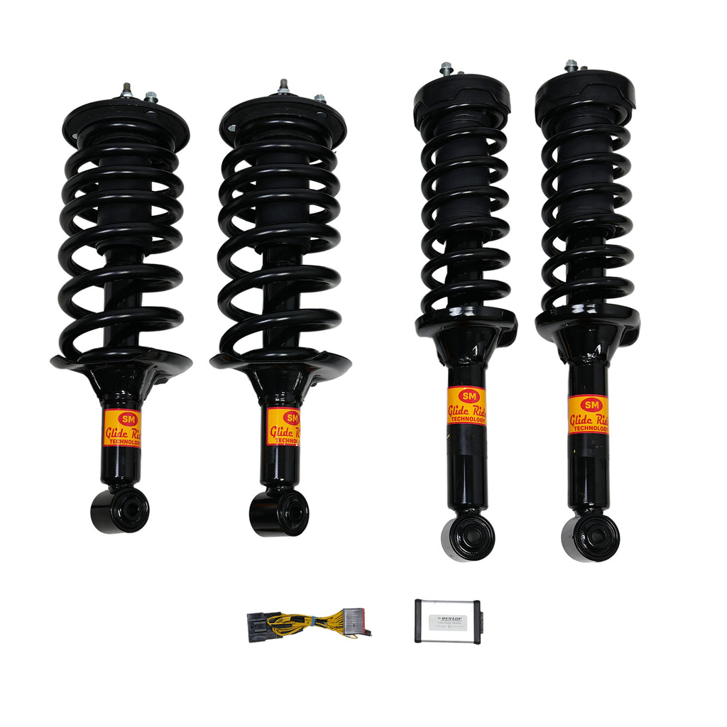 2005-2009 Land Rover Discovery 3 / LR3 4-Wheel Air Suspension Conversion Kit with Suspension Warning Light Module (LB84FM)