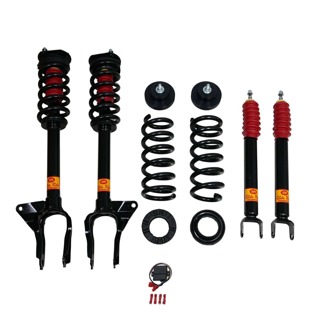 2016-2020 Jeep Grand Cherokee Air Suspension Conversion/Delete Kit for 4x4 3.6L V6, V8 and 3.0 Diesel Engines with Module (JC24FML)