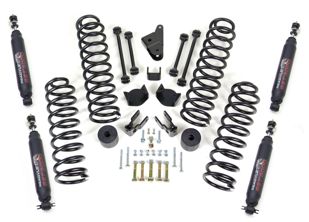 ReadyLift 69-6401 SST Lift Kit w/Shocks Fits 07-18 Wrangler (JK)