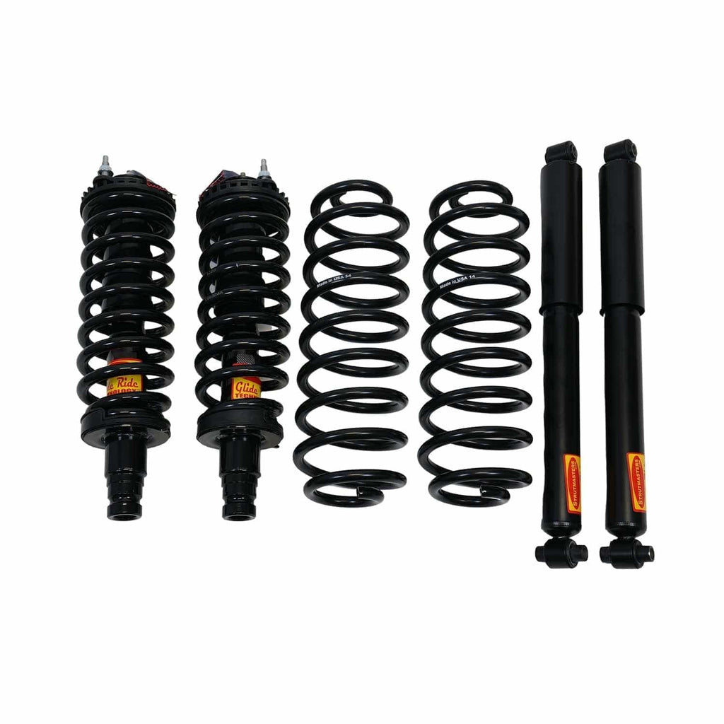 Strutmasters Conversion Kits 2002-2009 GMC Envoy 4 Wheel Air Suspension Conversion Kit With Shocks (GB14F)