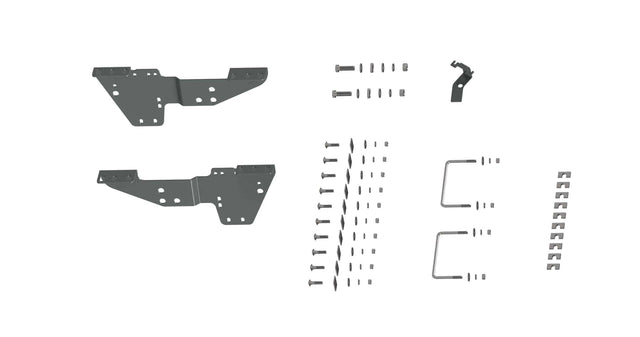 B&W Trailer Hitches Trailer Hitch Bracket B&W Hitches 2001-2010 Chevrolet Silverado or GMC Sierra 2500/3500 Custom Installation Brackets For Universal Mounting Rails