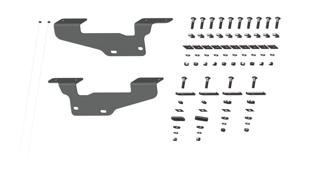 B&W Hitches 2015-2021 Ford F-150 Custom Installation Brackets For Universal Mounting Rails
