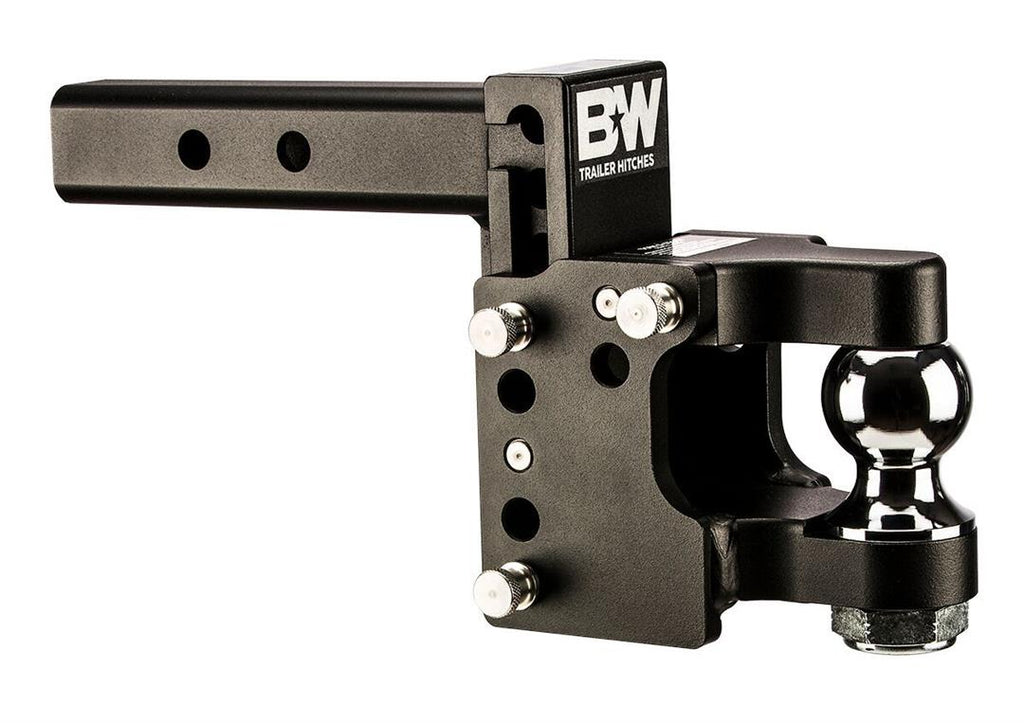 B&W Hitches 8" Blk T&S, 2" Ball Pintle