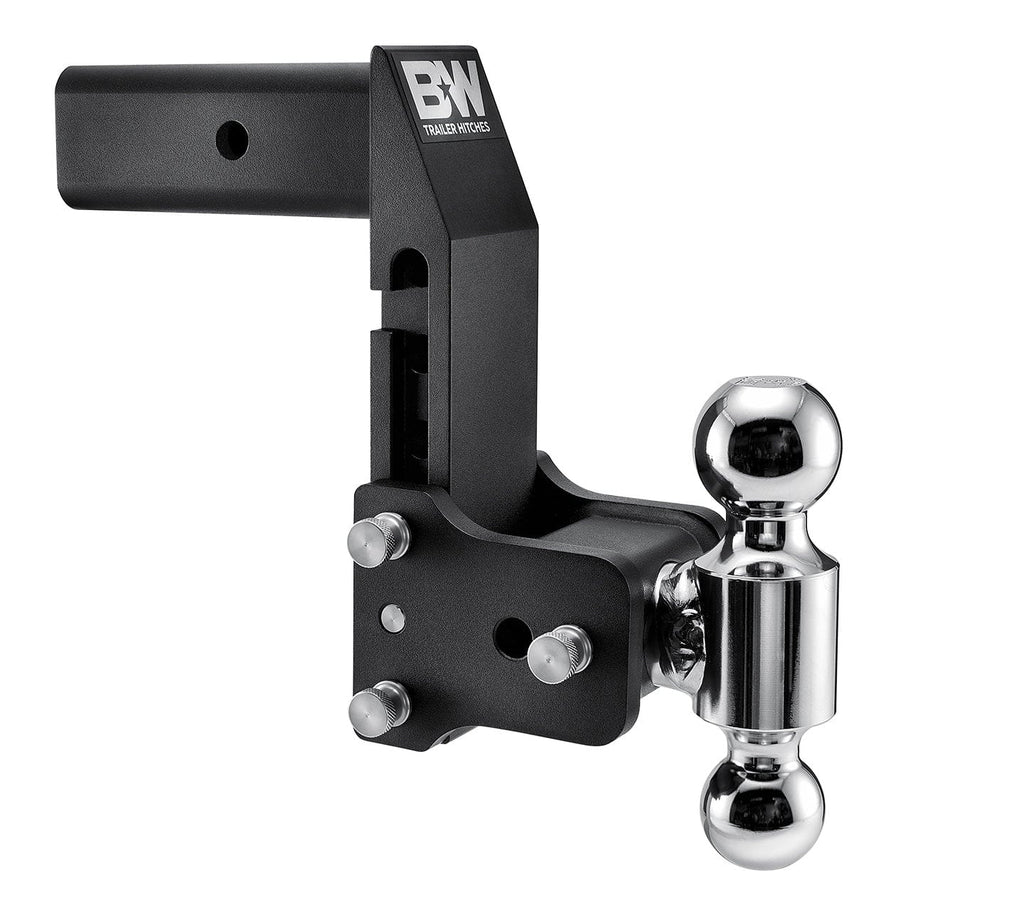 B&W Hitches 2.5 Model 10 Blk T&S Dual Ball for Multi-Pro Tailgate