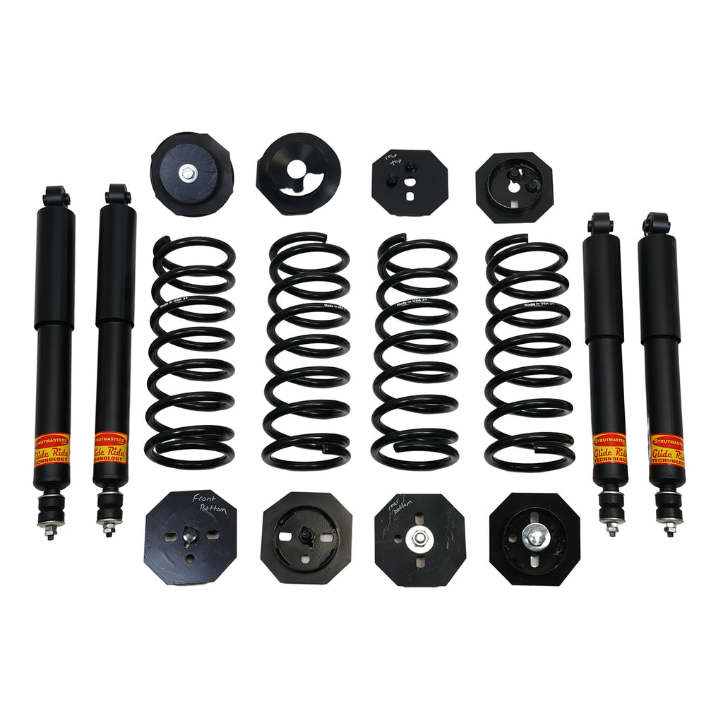 1995-2002 Range Rover P38A Chassis 4-Wheel Air Suspension Conversion Kit With 4 Shocks (LB24F)