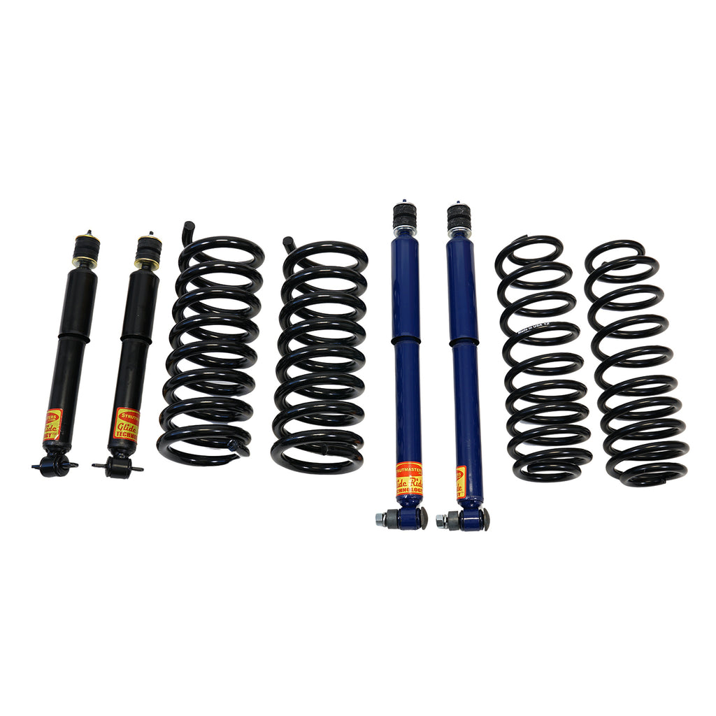 2001-2002 Ford Crown Victoria Rear Air Suspension Conversion Kit with Front Springs and 4 Shocks (FA44F)