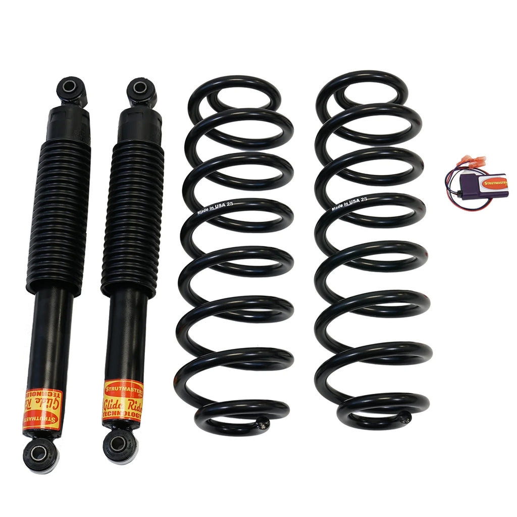 2003-2007 Hummer H2 Rear Air Suspension Conversion/Delete Kit With Rear Shocks and Light Fix Module (2WD & 4WD) (HA1RBM)