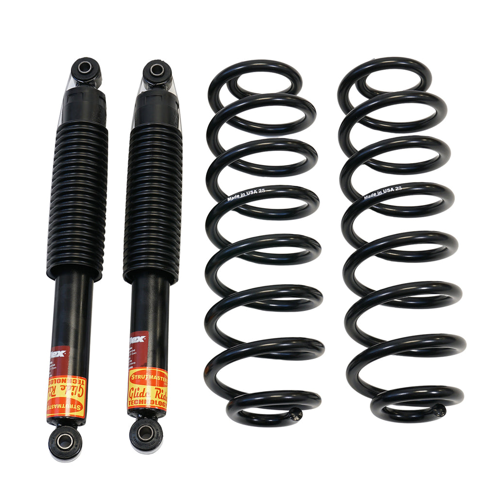 2003-2009 Hummer H2 2WD & 4WD Rear Air Suspension Conversion/Delete Kit With Rear Shocks (HA1RB)