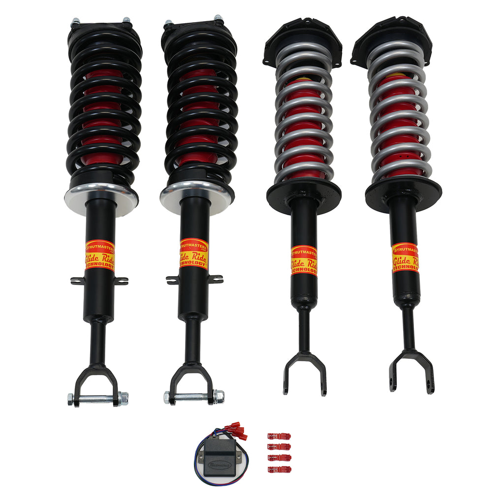 2006-2013 Bentley Flying Spur 4 Wheel Air Suspension Conversion Kit with Light Out Module (BC24FM)