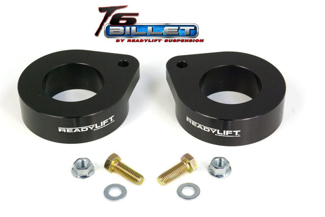ReadyLIFT Leveling Kits ReadyLIFT 2007-17 JEEP JK 1.5'' Coil Spring Spacer Leveling Kit T6 Billet Black