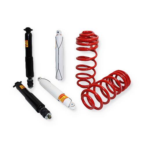 1997-2002 Ford Expedition 2WD Rear Air Suspension Conversion Kit With 4 Shocks (FY1RF)